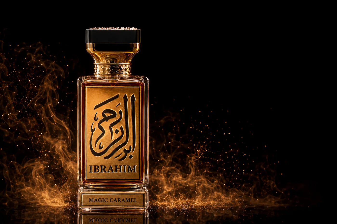 Magic Caramel, Rich Amber Gourmand eau de parfum by IBRAHIM Fragrances