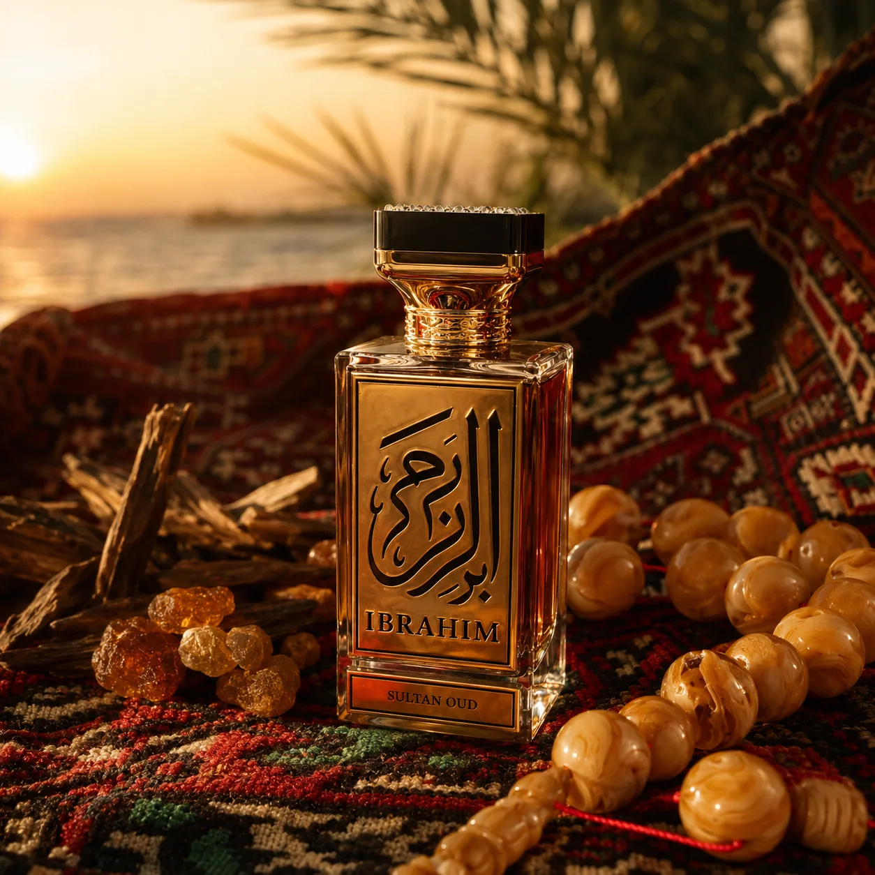 Sultan Oud eau de parfum in an IBRAHIM heritage setting