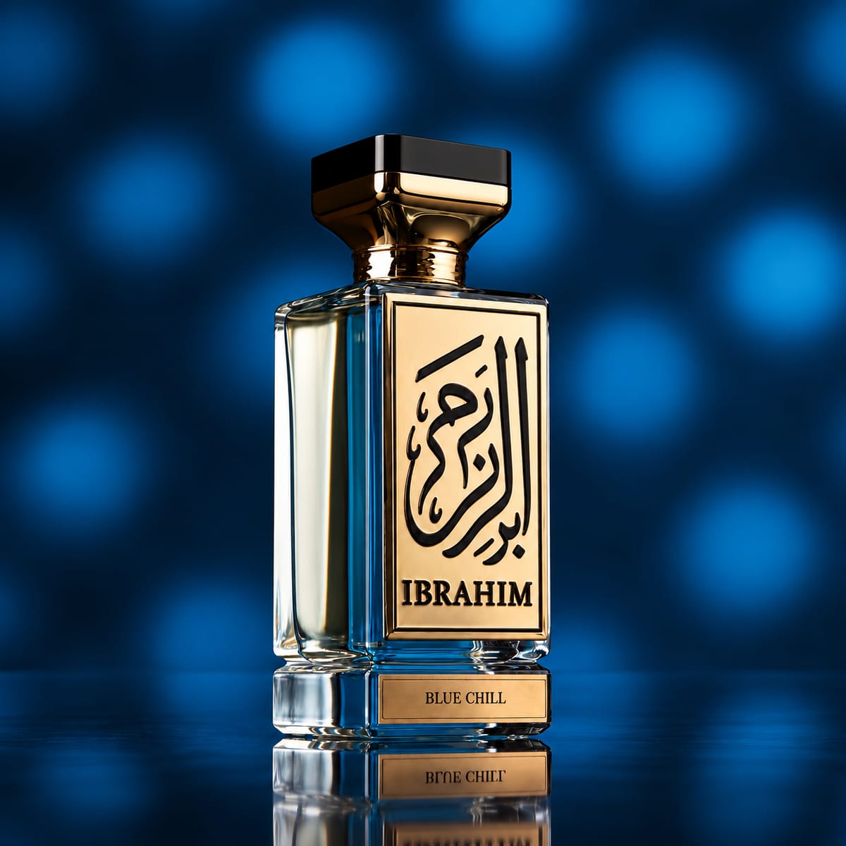Blue Chill You were never made to blend in. eau de parfum bottle by IBRAHIM Fragrances