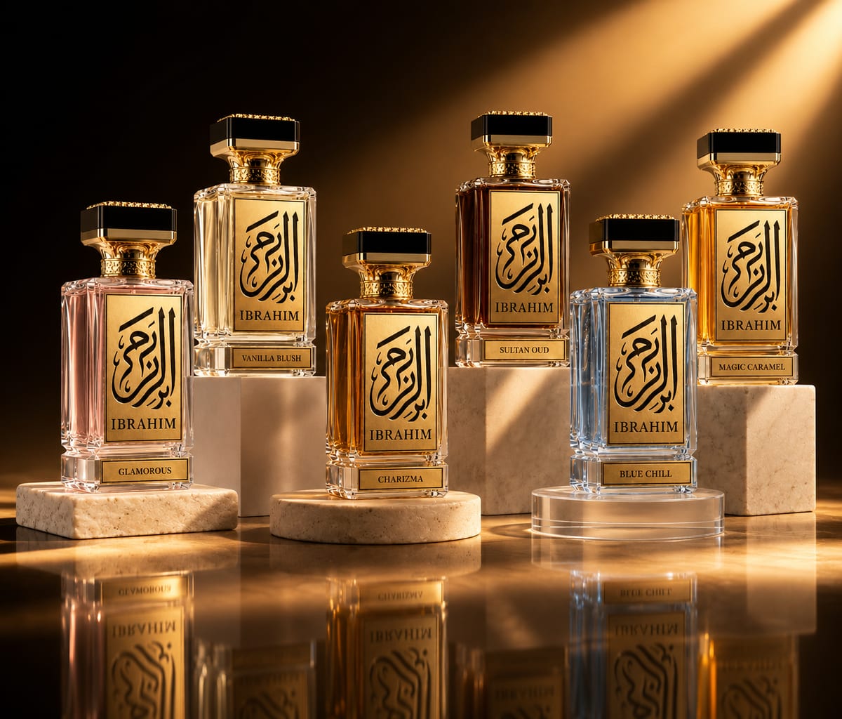 Sultan Oud eau de parfum in an IBRAHIM heritage setting